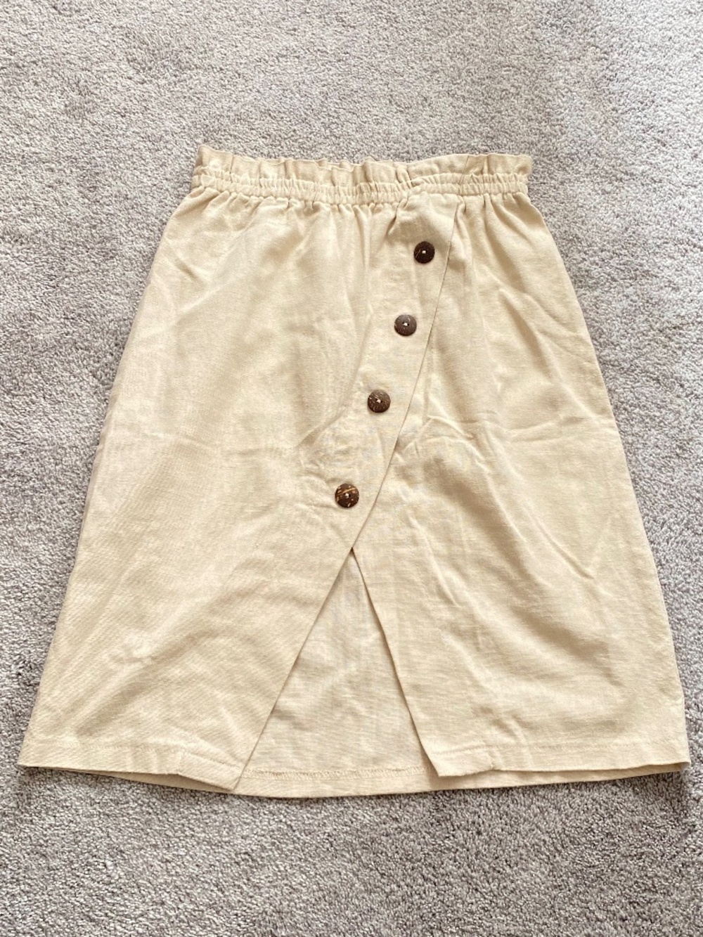 Zara linen A line skirt
